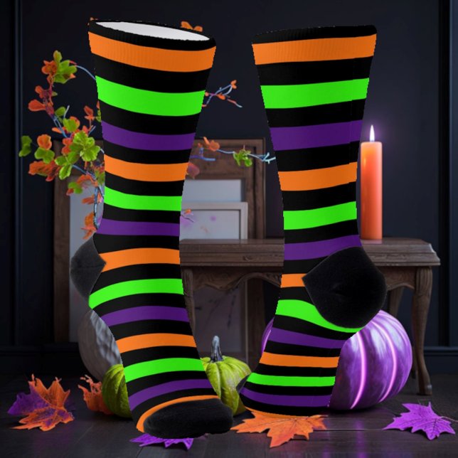Calcetines Tiras de Halloween (Subido por el creador)