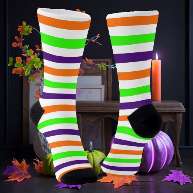 Calcetines Tiras de Halloween (Subido por el creador)