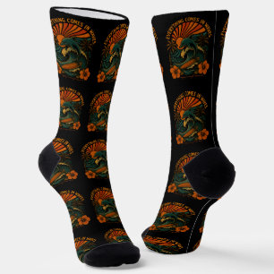 Calcetines Todo Viene En Olas Retro