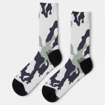 Calcetines tono gris camuflaje