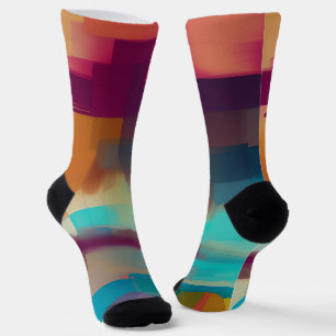 Calcetines Tono retro colorido mezclado