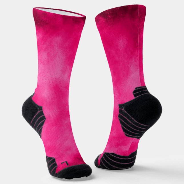 Calcetines Tormenta de Magenta Nube  (Angular)