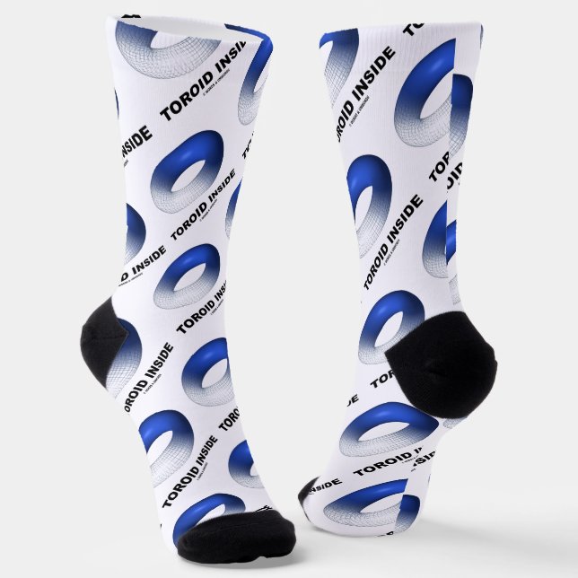Calcetines Toroide interior (Torus azul) (Angular)