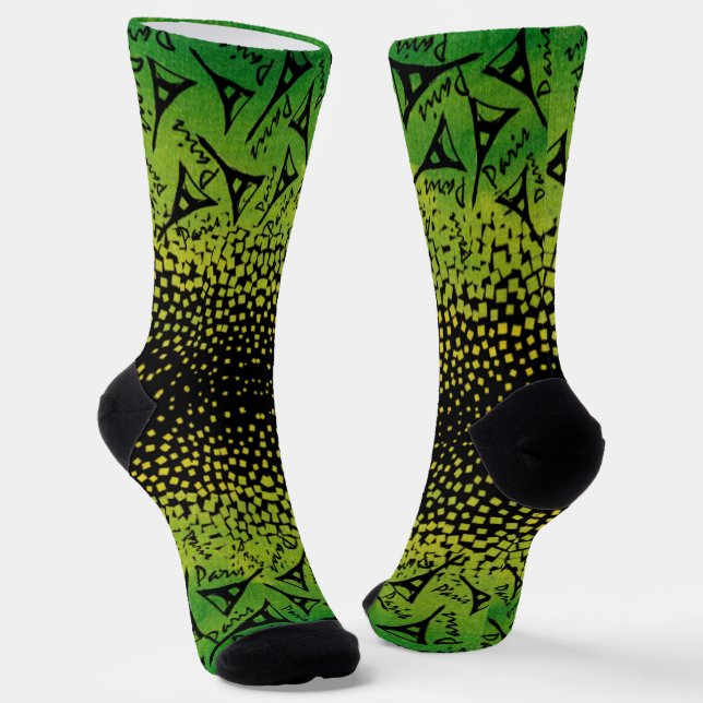 Calcetines Torre Eiffel con granos (Angular)