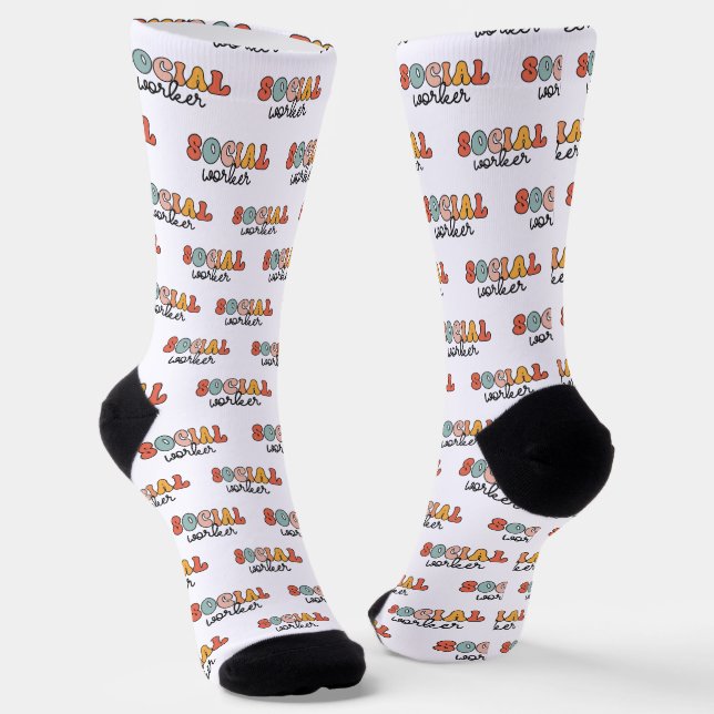 Calcetines Trabajador social retro (Angular)