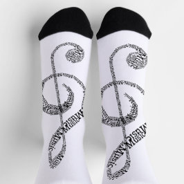Calcetines Treble Clef