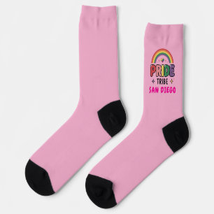 Calcetines Tribu del orgullo arcoiris de la ciudad personaliz