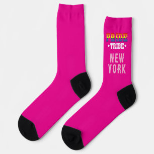 Calcetines Tribu del orgullo arcoiris de la ciudad personaliz