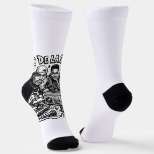 Calcetines Tributo de Hip Hop de De La Soul Ropa Callejera Vi