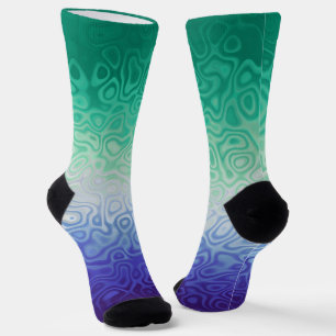 Calcetines Trippy Ripply Funky Boho MLM Hombres que Aman a Ho