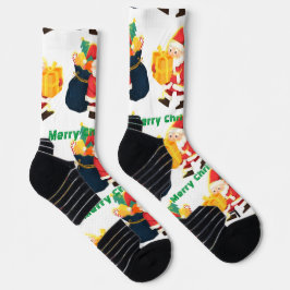 Calcetines Tripulación atlética de alto rendimiento Feliz Nav