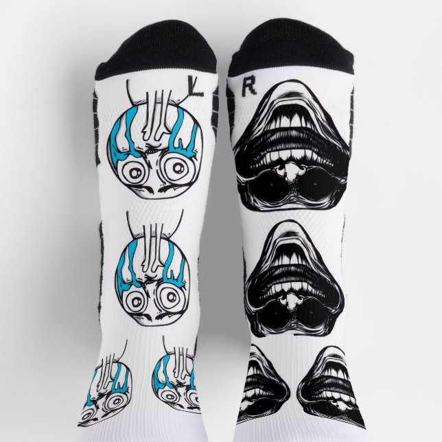 Calcetines Trollface/SadTrollface (Arriba)