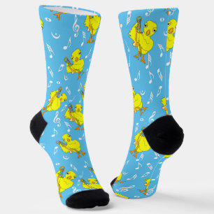 Calcetines Trombone Chick Music Notes