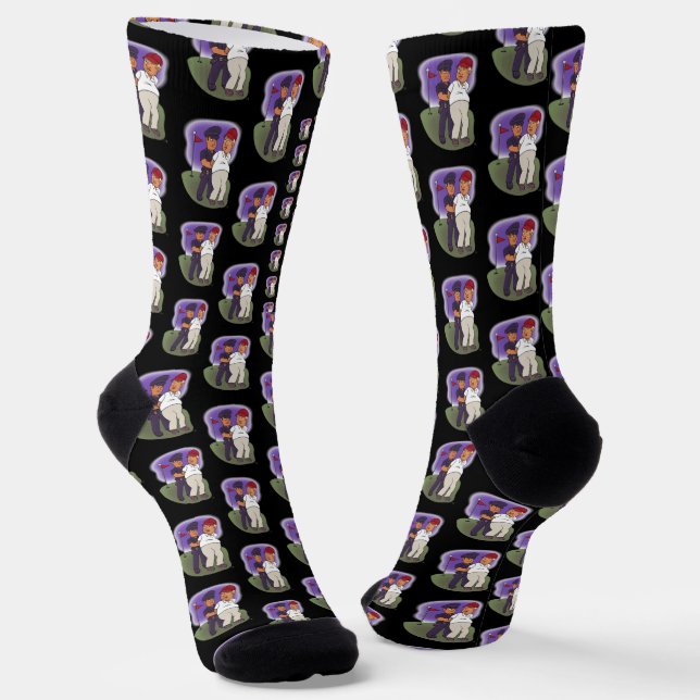 Calcetines Trump Felonies Black Socks (Angular)