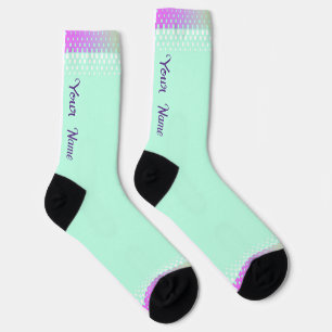 Calcetines TU NOMBRE Personaliza los zócalos de la tripulació