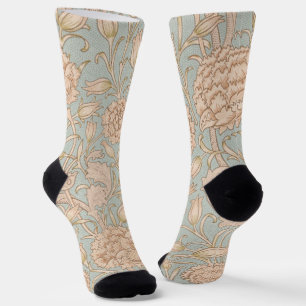 Calcetines Tulipán Silvestre Floral Diseño de William Morris