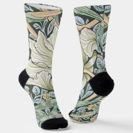 Calcetines Tulipanes Pimpernel Arte Botánico de William Morri