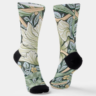 Calcetines Tulipanes Pimpernel Arte Botánico de William Morri