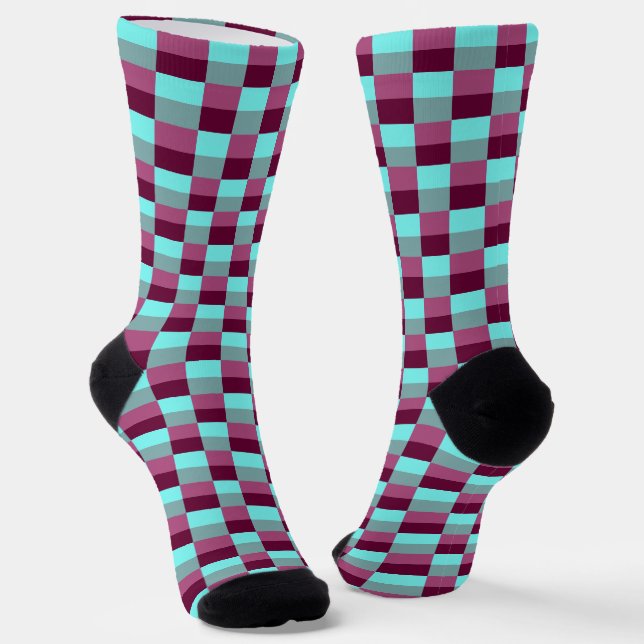 Calcetines Turquoise and Purple Color Combination (Angular)