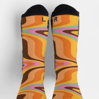 Calcetines Tye retro de los años 60 muere hippy de los 70