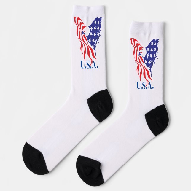 Calcetines "U.S.A." Águila Americana (Izquierda)