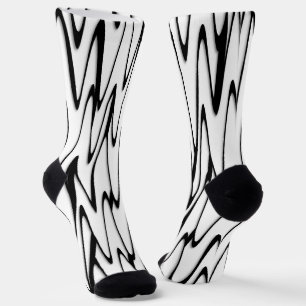 Calcetines Un arte moderno abstracto de línea enérgica