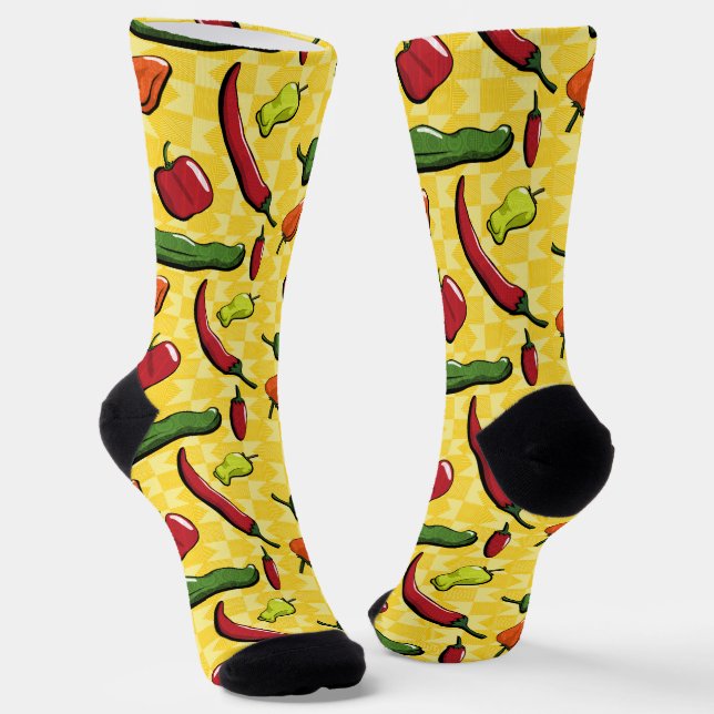 Calcetines Un mundo de chiles (Angular)