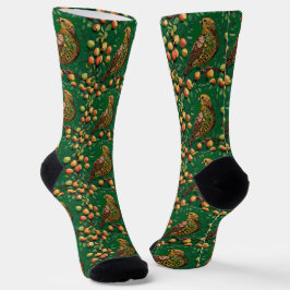 Calcetines Un Perdigón En Un Estilo De Esténcil De Corte De Á