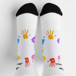Calcetines Una alegre celebración de la conciencia del autism