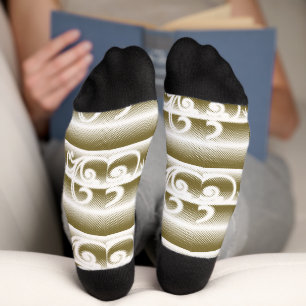 Calcetines Una alfombra de colores intensos presenta un geome