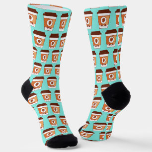 Calcetines Única Copa de Papel de Café Lover