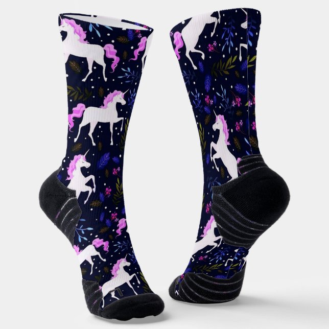 Calcetines Unicornios rosados (Angular)