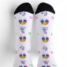 UNICORNS & RAINBOW SOCKS