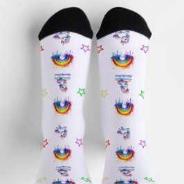 CALCETINES UNICORNS & RAINBOW SOCKS