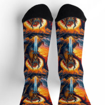 Calcetines UNISEX Dragón con Espada Bright Socks 0