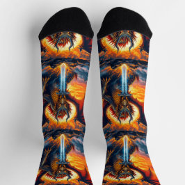 Calcetines UNISEX Dragón con Espada Bright Socks 0