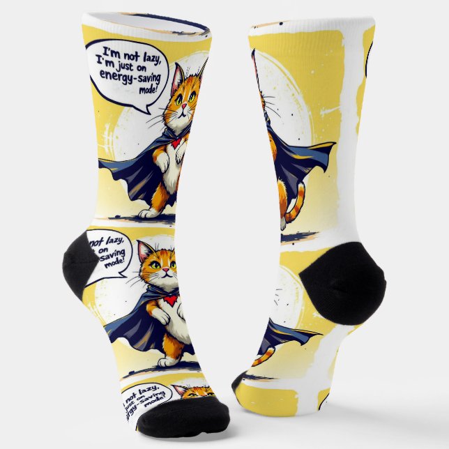 Calcetines UNISEX Modo de ahorro de energía Bright (Angular)