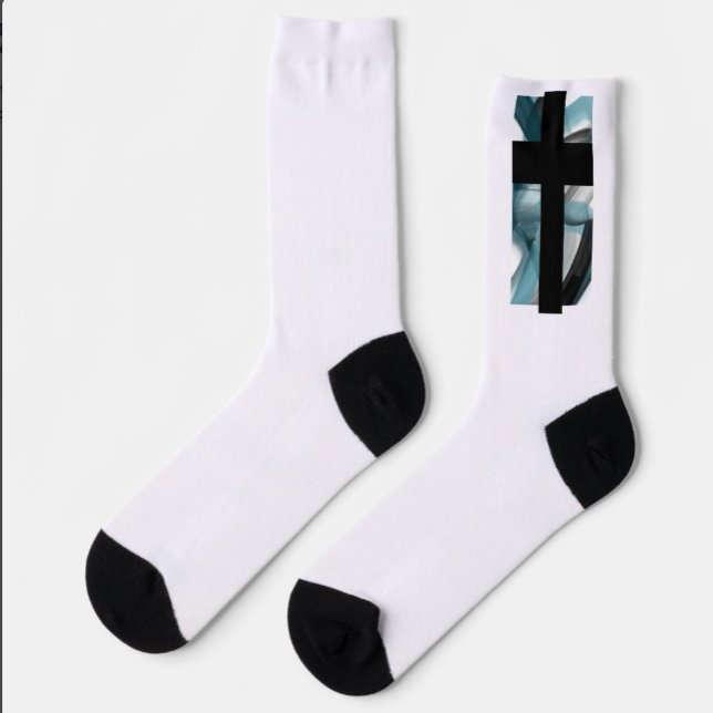 Calcetines Unisex Socks Trend Resumen Océano Azul (Subido por el creador)