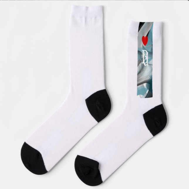 Calcetines Unisex Socks Trend Resumen Océano Azul (Subido por el creador)
