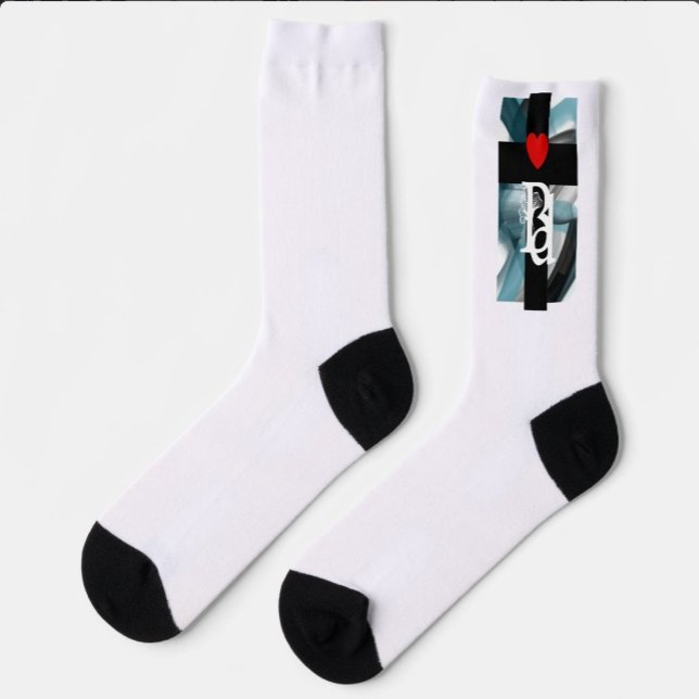 Calcetines Unisex Socks Trend Resumen Océano Azul (Subido por el creador)