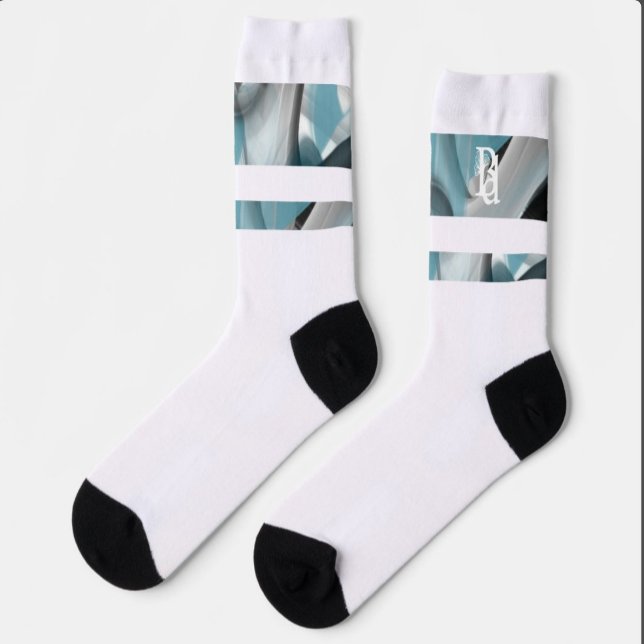 Calcetines Unisex Socks Trend Resumen Océano Azul (Subido por el creador)