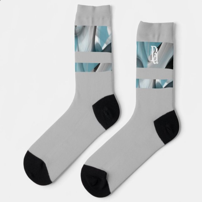 Calcetines Unisex Socks Trend Resumen Océano Azul (Subido por el creador)