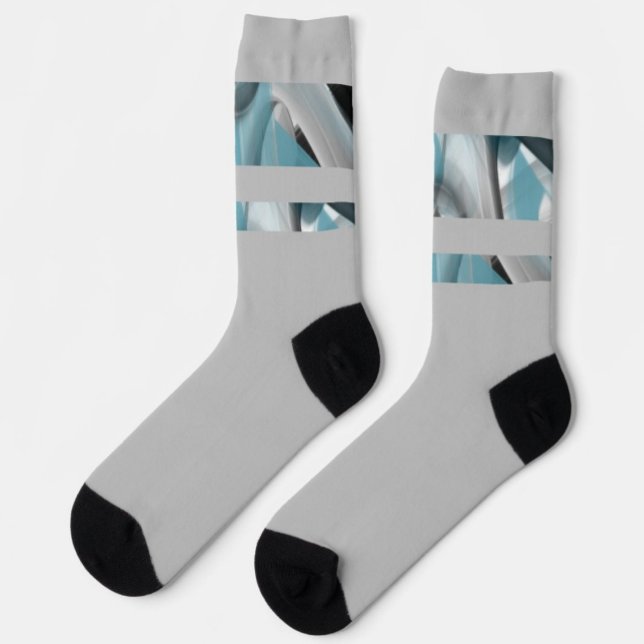 Calcetines Unisex Socks Trend Resumen Océano Azul (Subido por el creador)