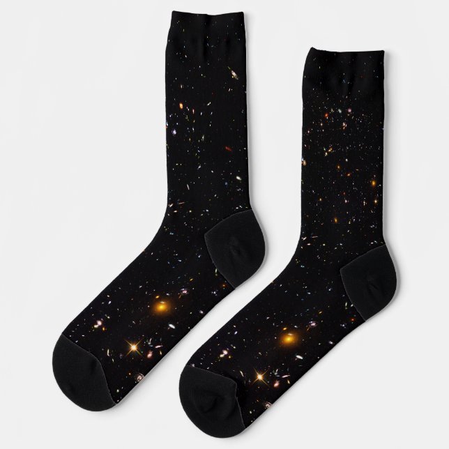 Calcetines universo estrellado espacio profundo (Izquierda)