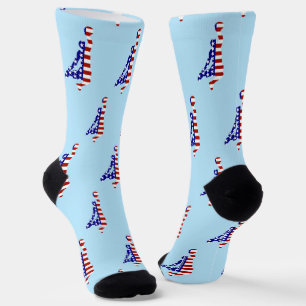 Calcetines USA Patriotic BASKETBALL