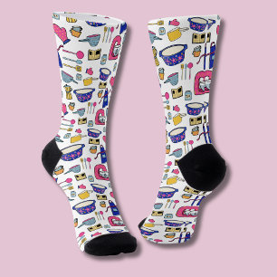 Calcetines Utensilios de cocina brillantes pastelero reposter