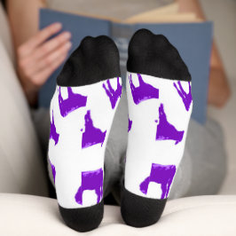 Calcetines Vaca Morada