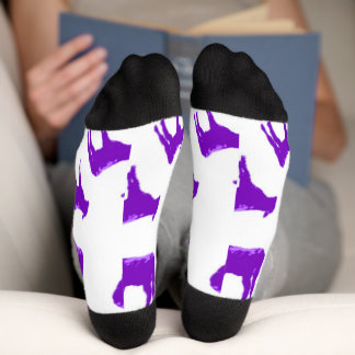 Calcetines Vaca Morada