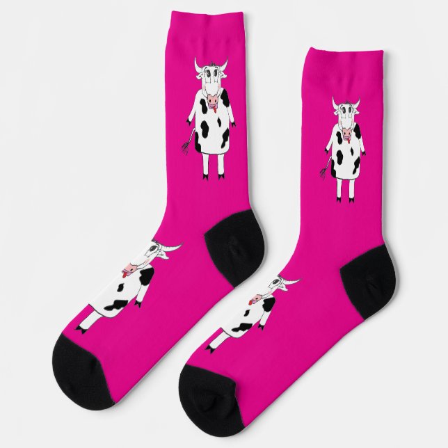 Calcetines vaca personalizado (Izquierda)