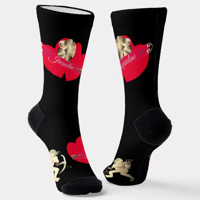 Calcetines Valentine's Day Cupid Crew Socks (Angular)